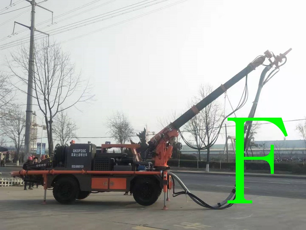 混凝土泵 青科重工 湿喷台车