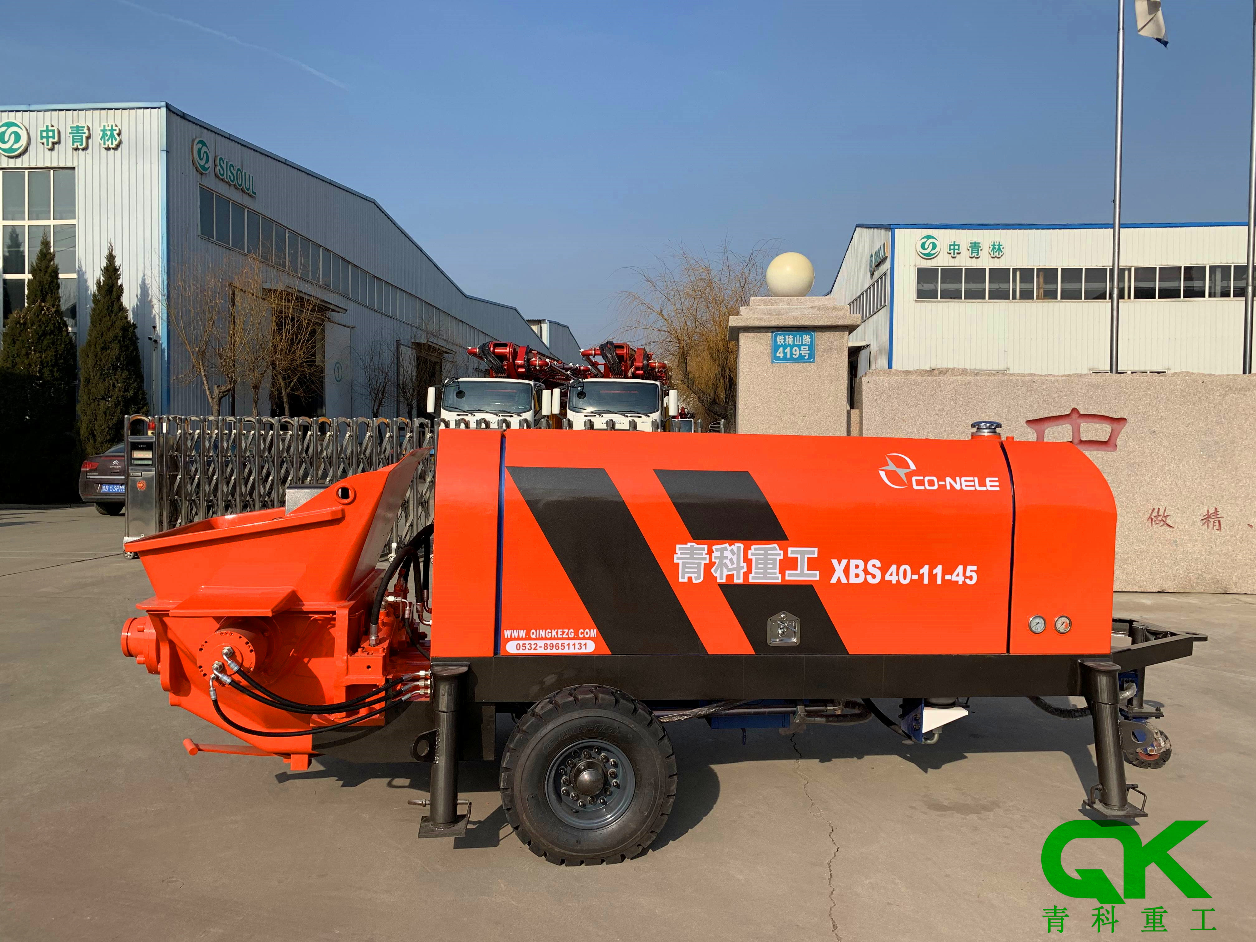 细石泵、混凝土泵、地泵、青科重工