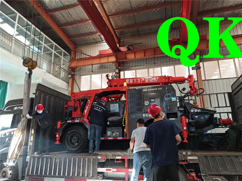 混凝土泵 青科重工 湿喷台车