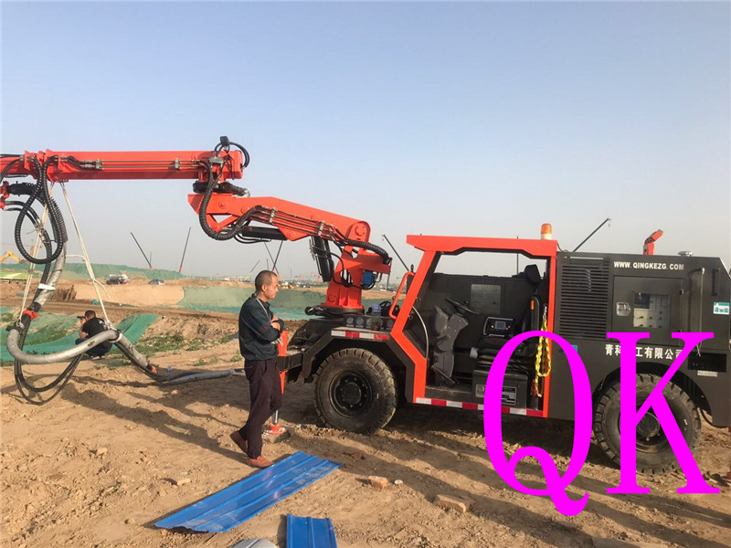 混凝土泵 青科重工 湿喷台车