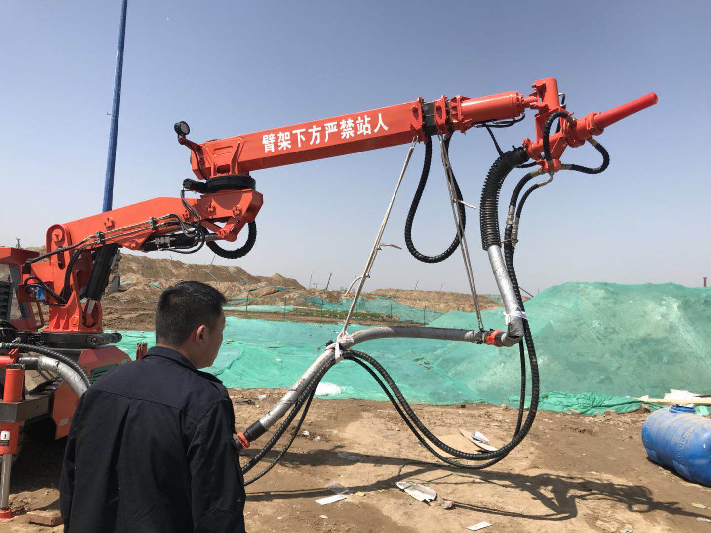 混凝土泵 青科重工 湿喷台车