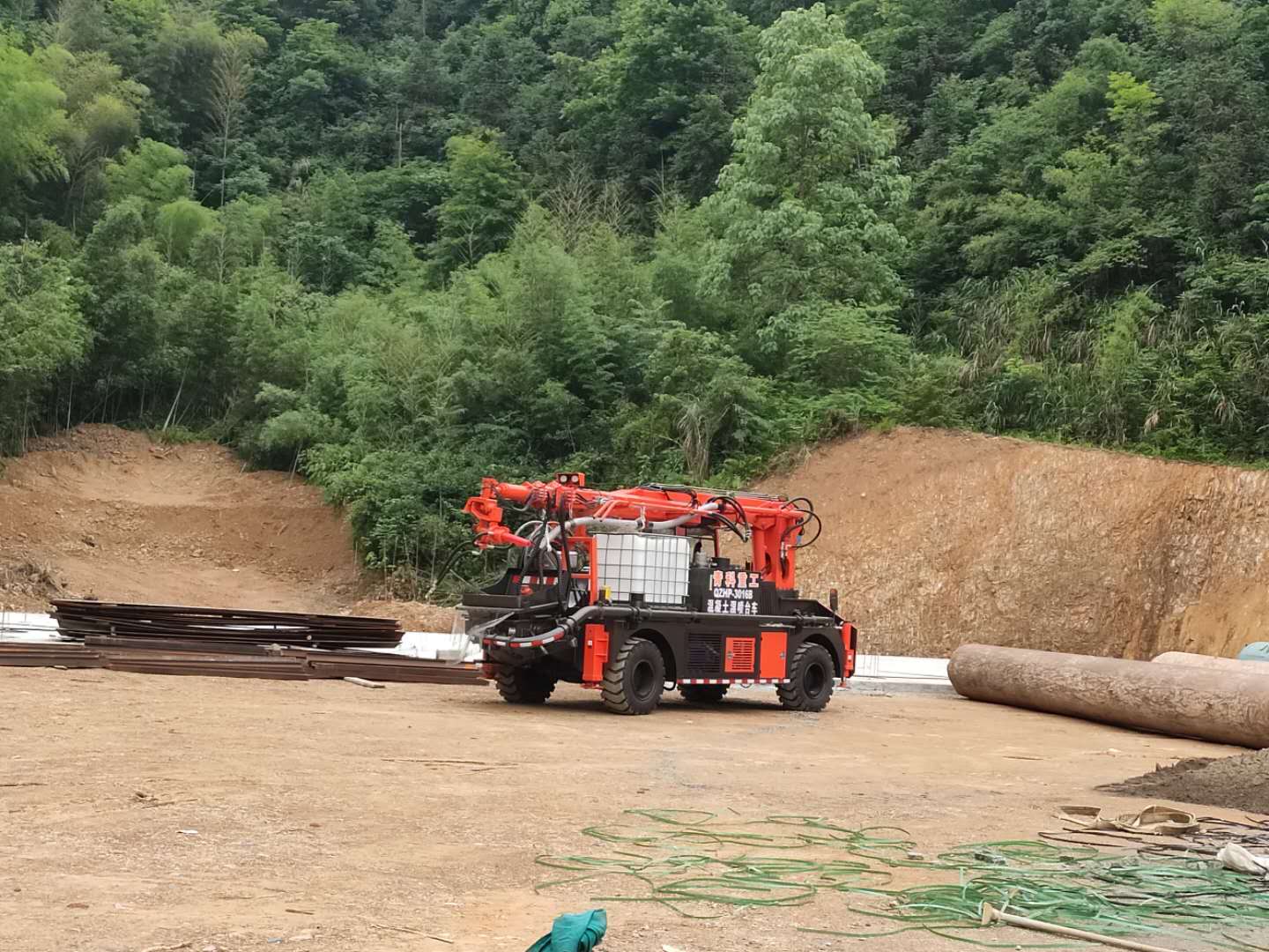 混凝土泵 青科重工 湿喷台车