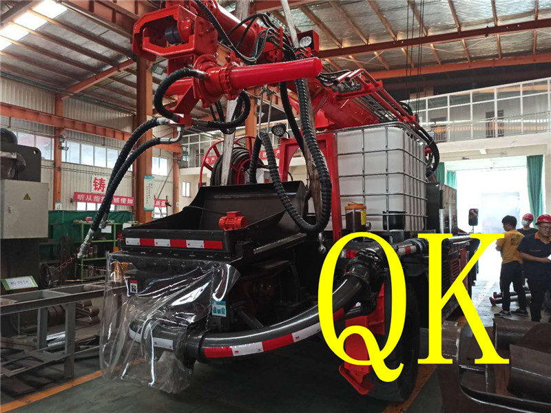  混凝土泵 青科重工 湿喷台车