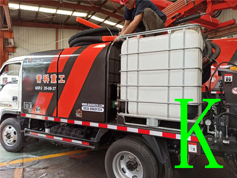 混凝土泵 青科重工 双喷头湿喷机