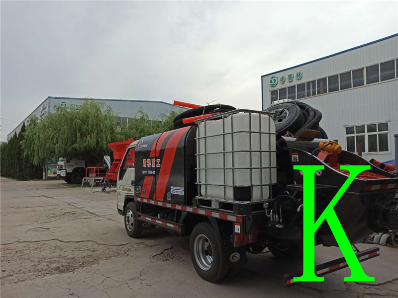 混凝土泵 青科重工 双喷头湿喷机