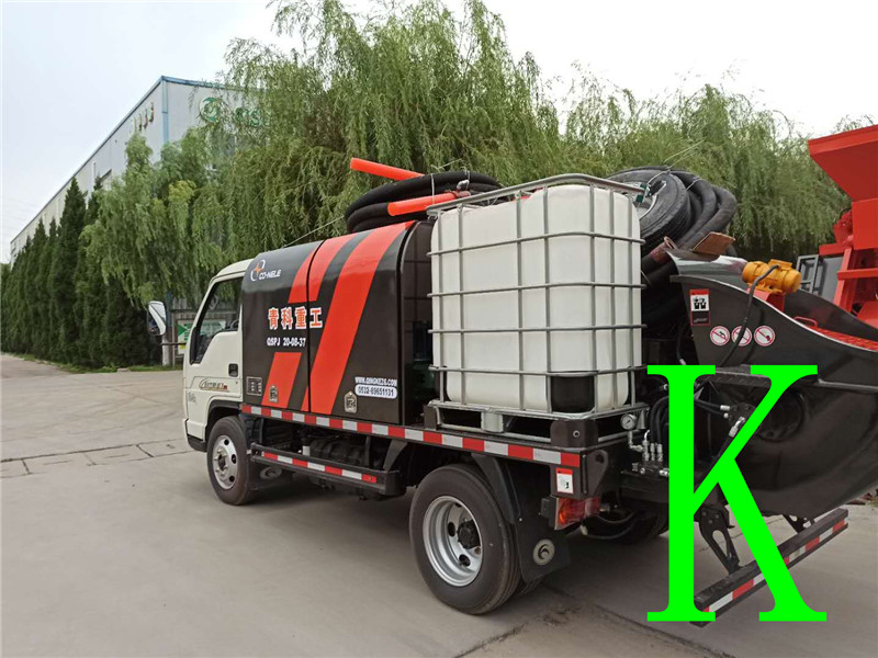 混凝土泵 青科重工 双喷头湿喷机