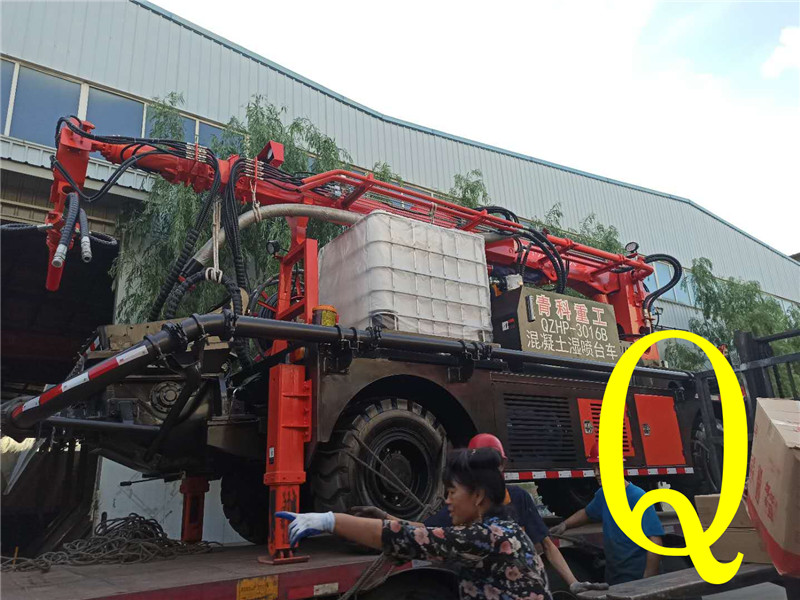 混凝土泵 青科重工 湿喷台车