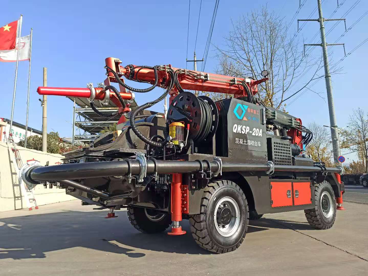 混凝土泵 湿喷台车 青科重工 混凝土泵 湿喷台车 青科重工