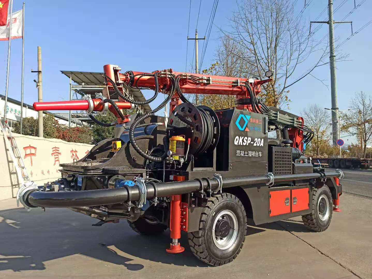 混凝土泵 湿喷台车 青科重工 混凝土泵 湿喷台车 青科重工