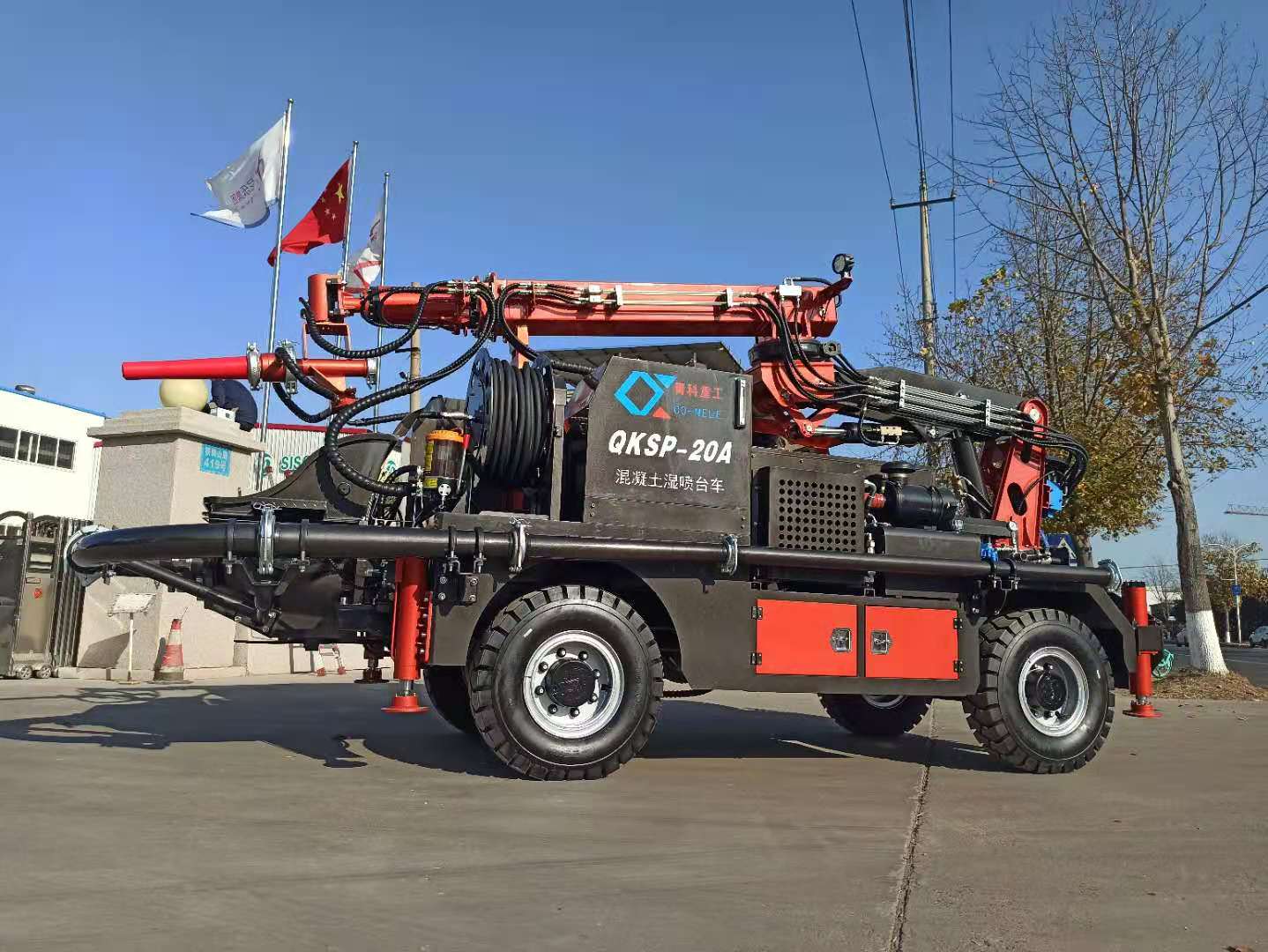 混凝土泵 湿喷台车 青科重工 混凝土泵 湿喷台车 青科重工