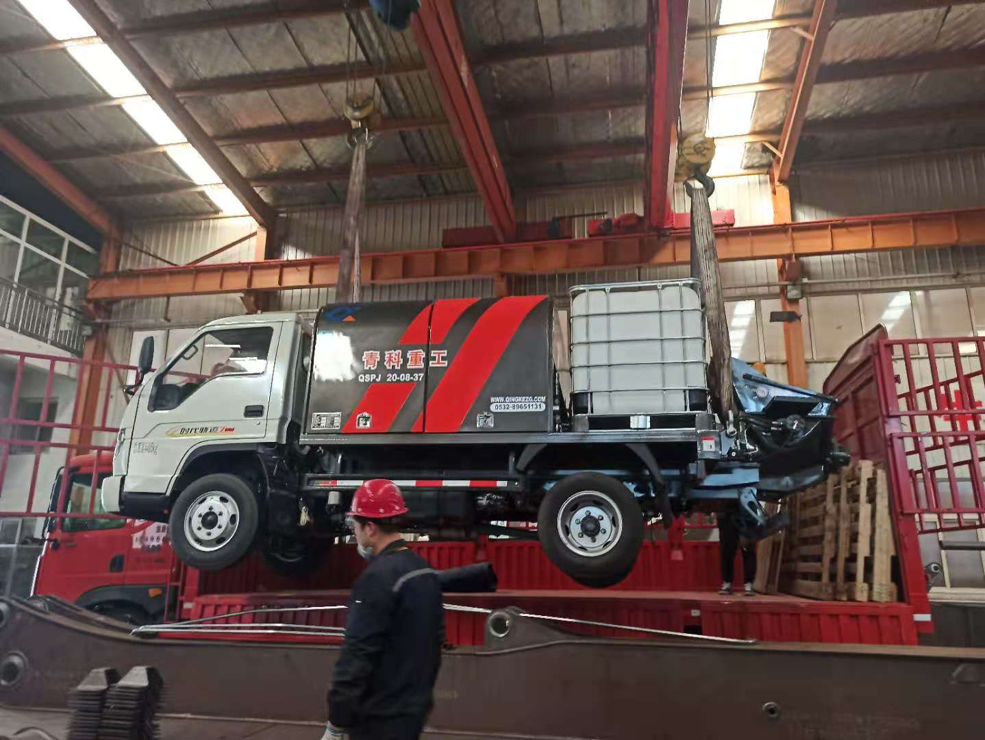 混凝土泵 双喷头 湿喷台车