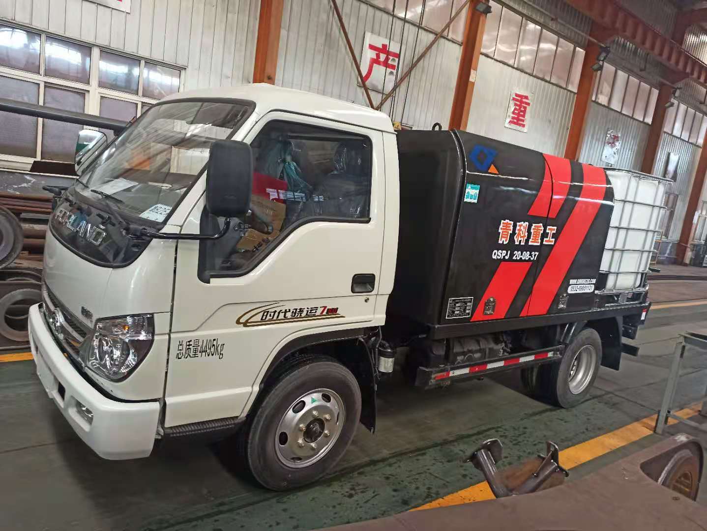 混凝土泵 双喷头 湿喷台车