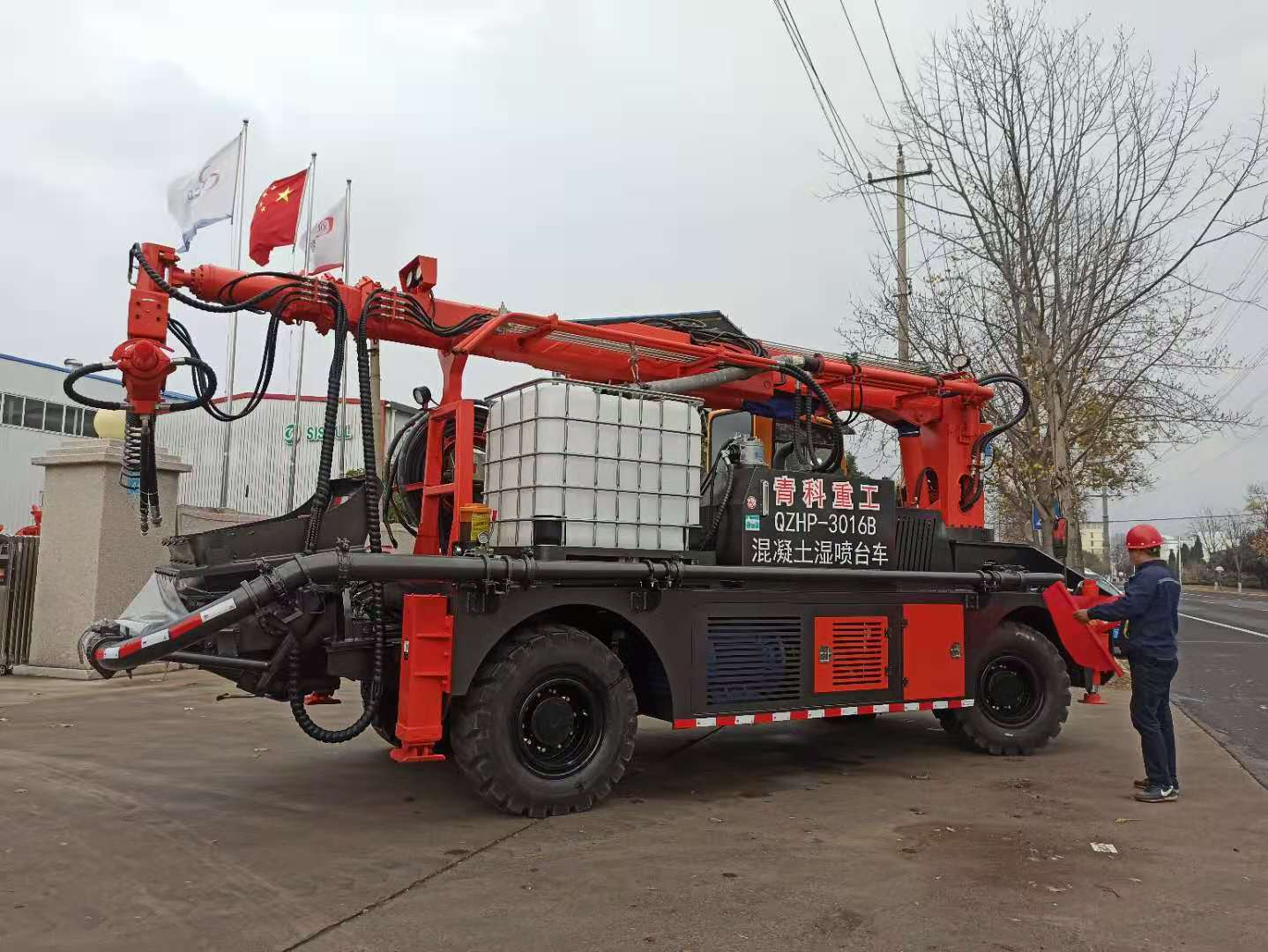 混凝土泵 湿喷台车 湿喷机