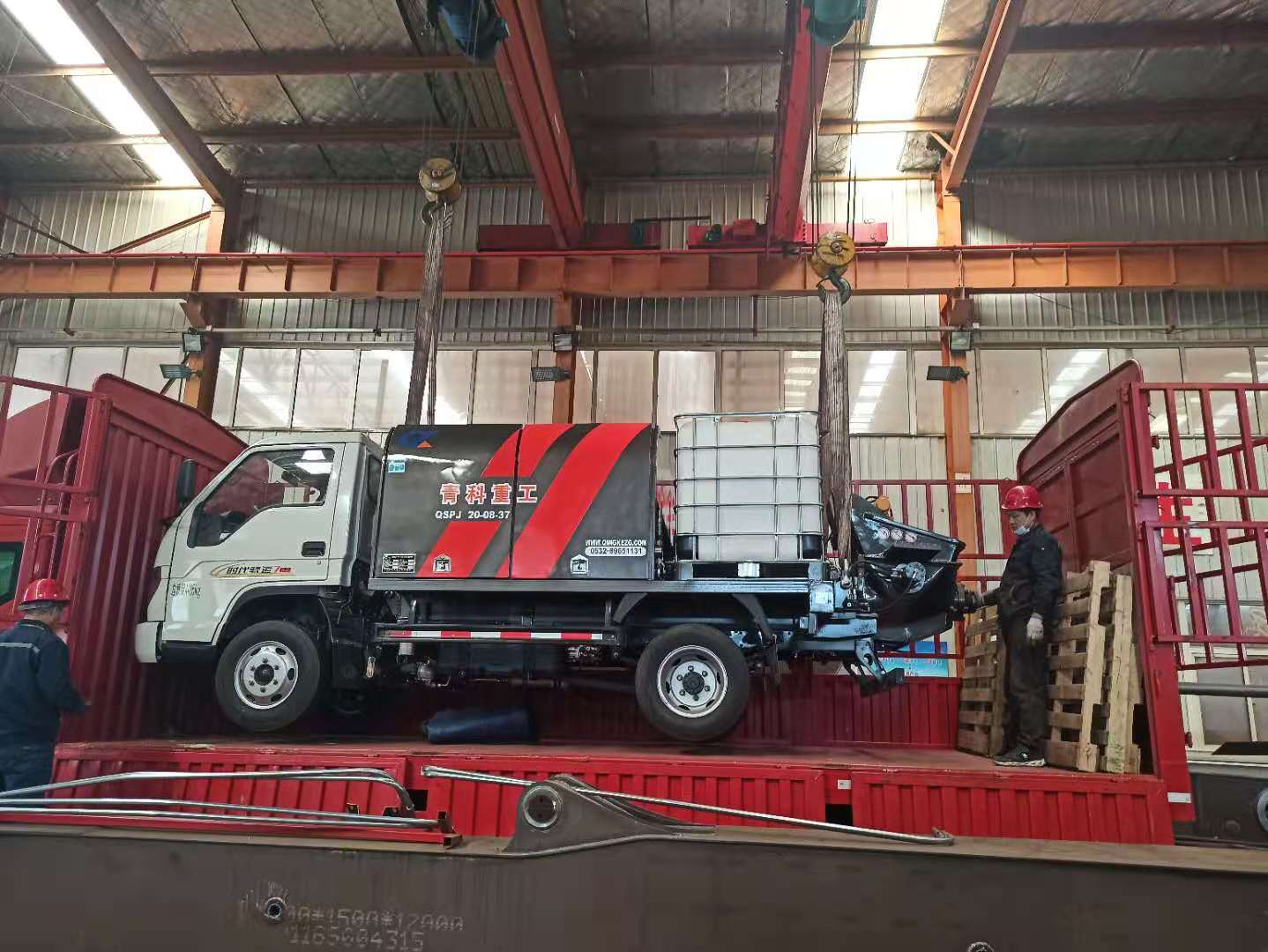 混凝土泵 青科重工 湿喷台车