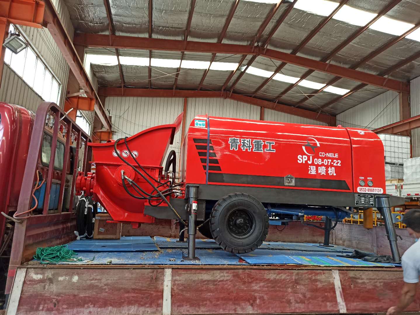 混凝土泵 湿喷机 湿喷台车