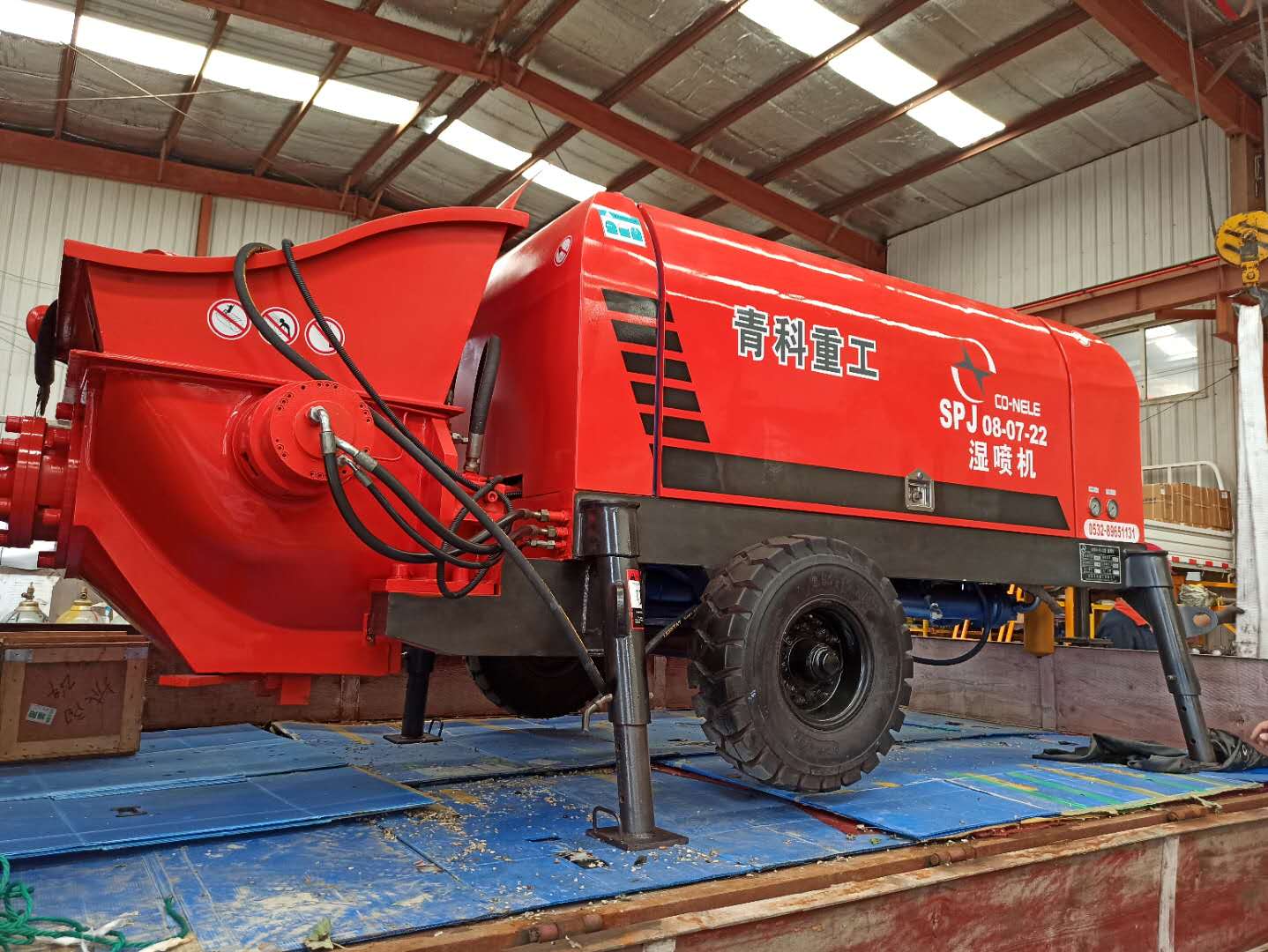 混凝土泵 湿喷机 湿喷台车