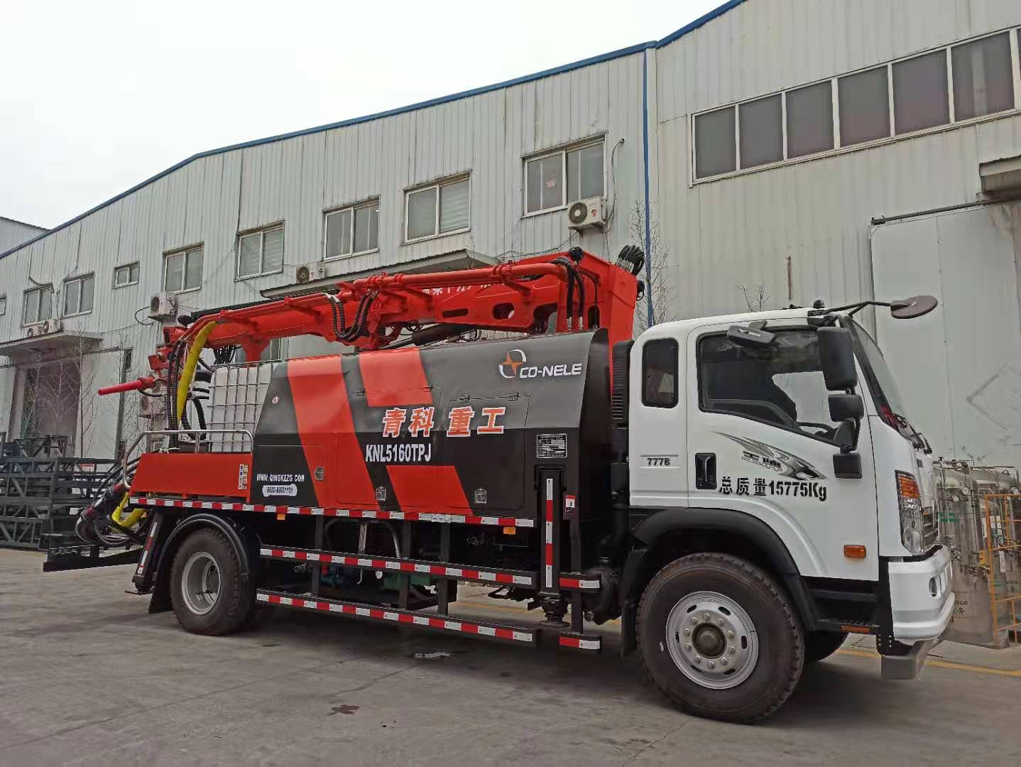 混凝土泵 青科重工 湿喷台车