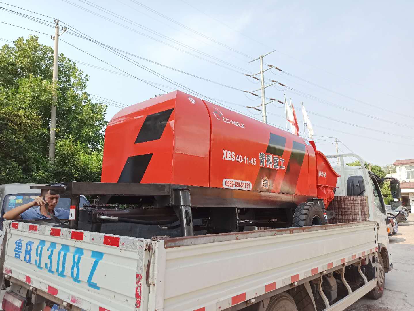 混凝土泵 青科重工 混凝土泵