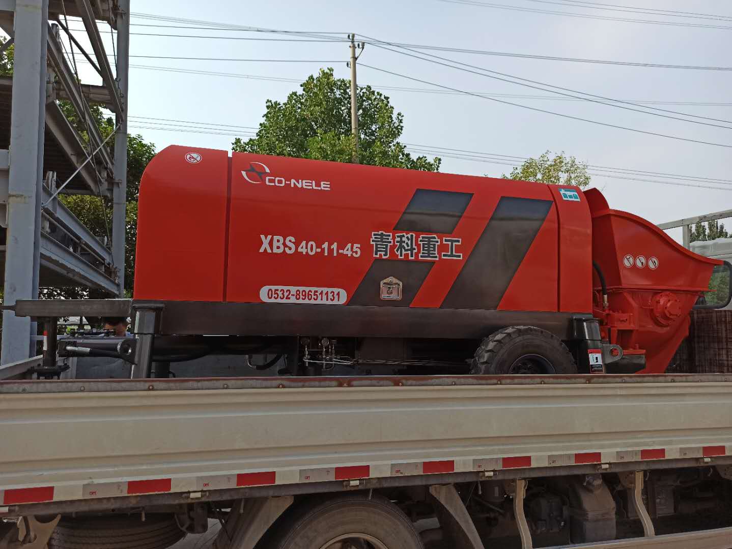 混凝土泵 青科重工 混凝土泵