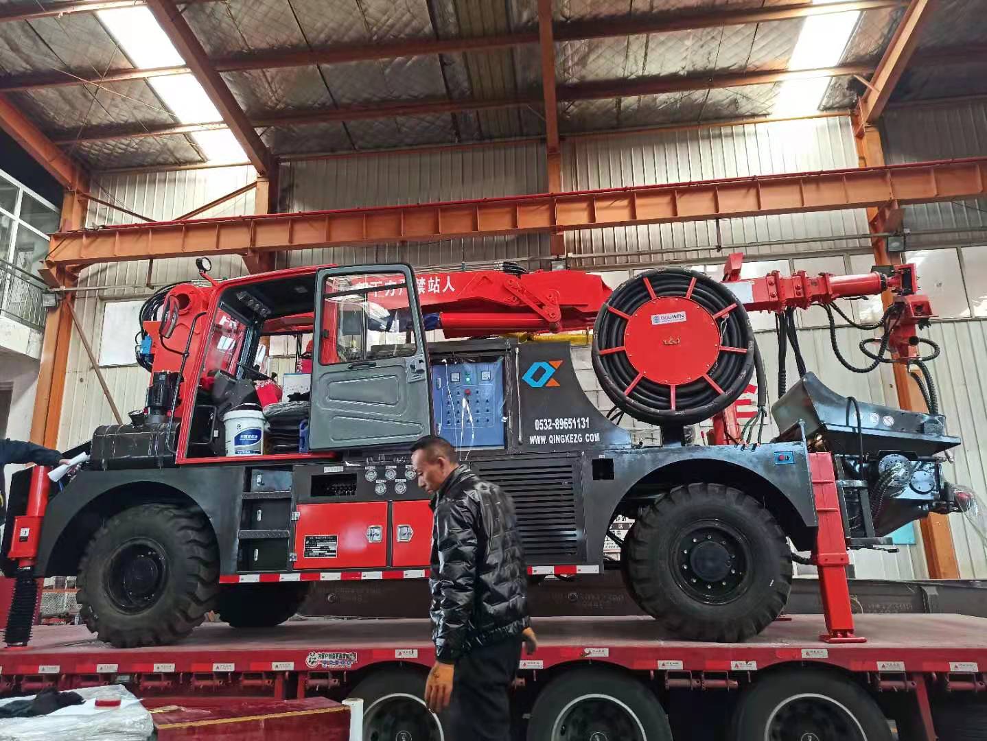 混凝土泵 青科重工 湿喷台车