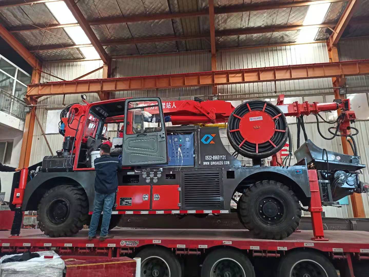 混凝土泵 青科重工 湿喷台车