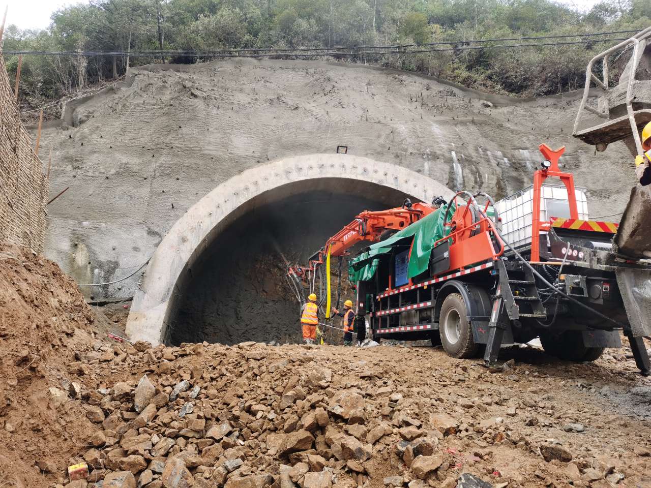 混凝土泵 青科重工 湿喷台车