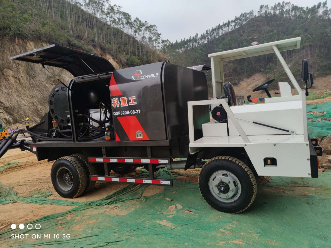 混凝土泵 湿喷台车 青科重工