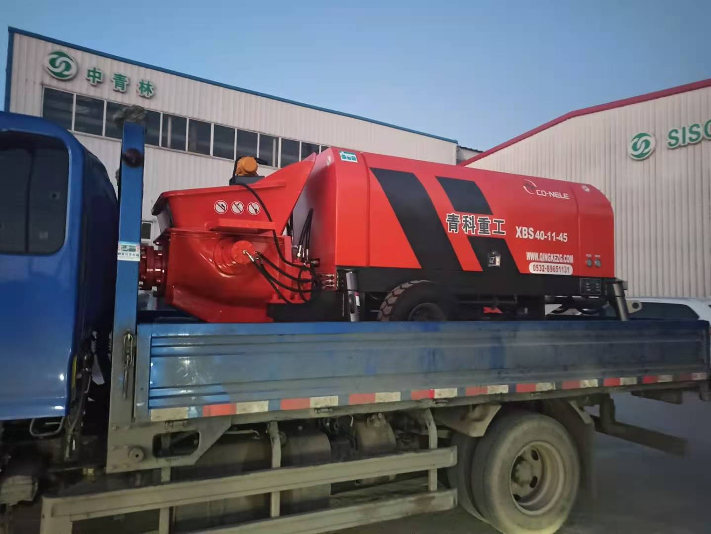 混凝土泵 青科重工 混凝土泵