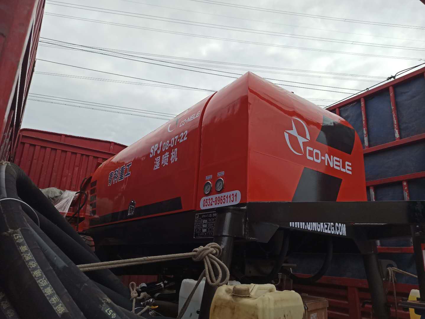 混凝土泵 青科重工 湿喷机