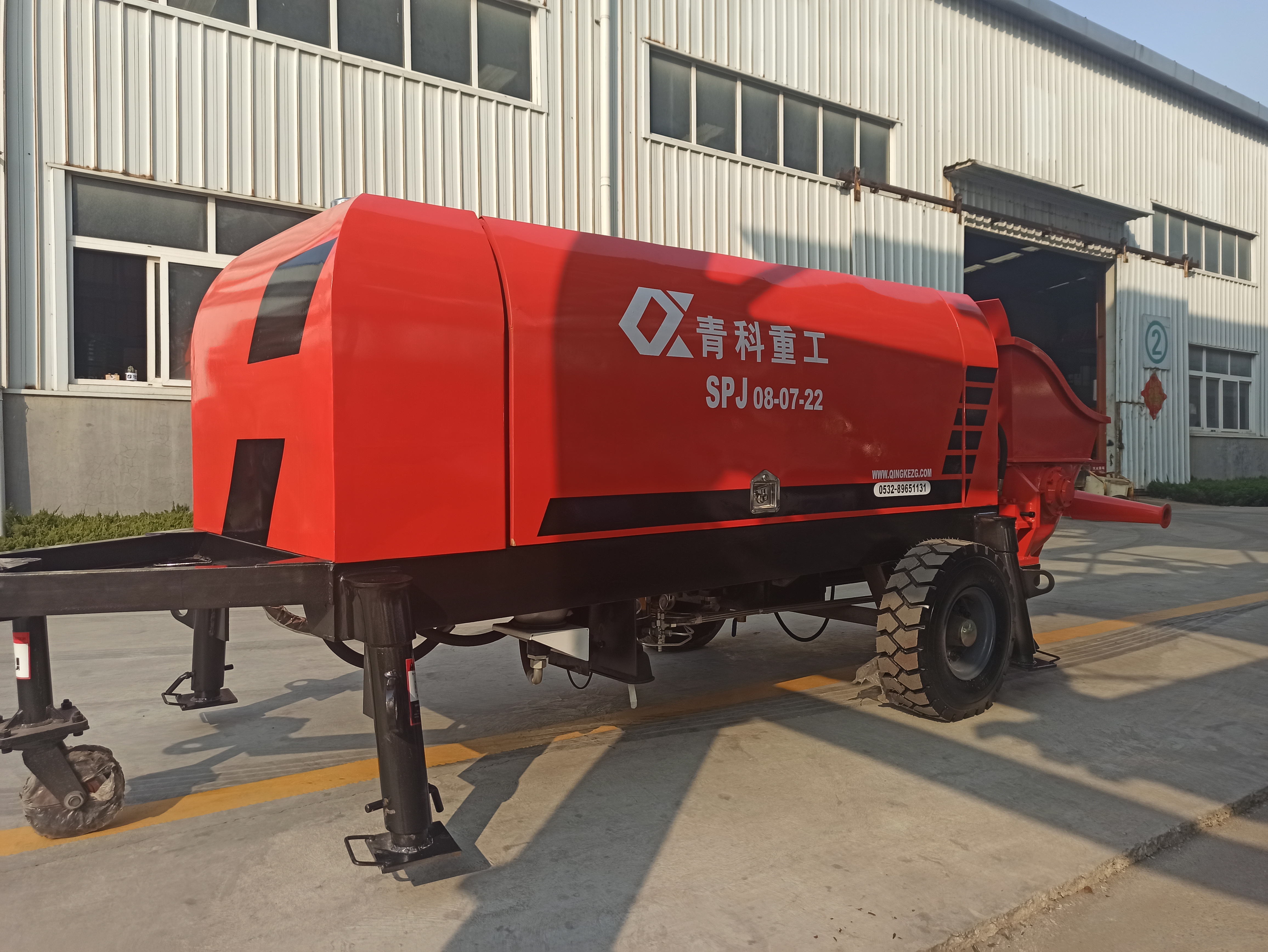 混凝土泵 青科重工 湿喷机