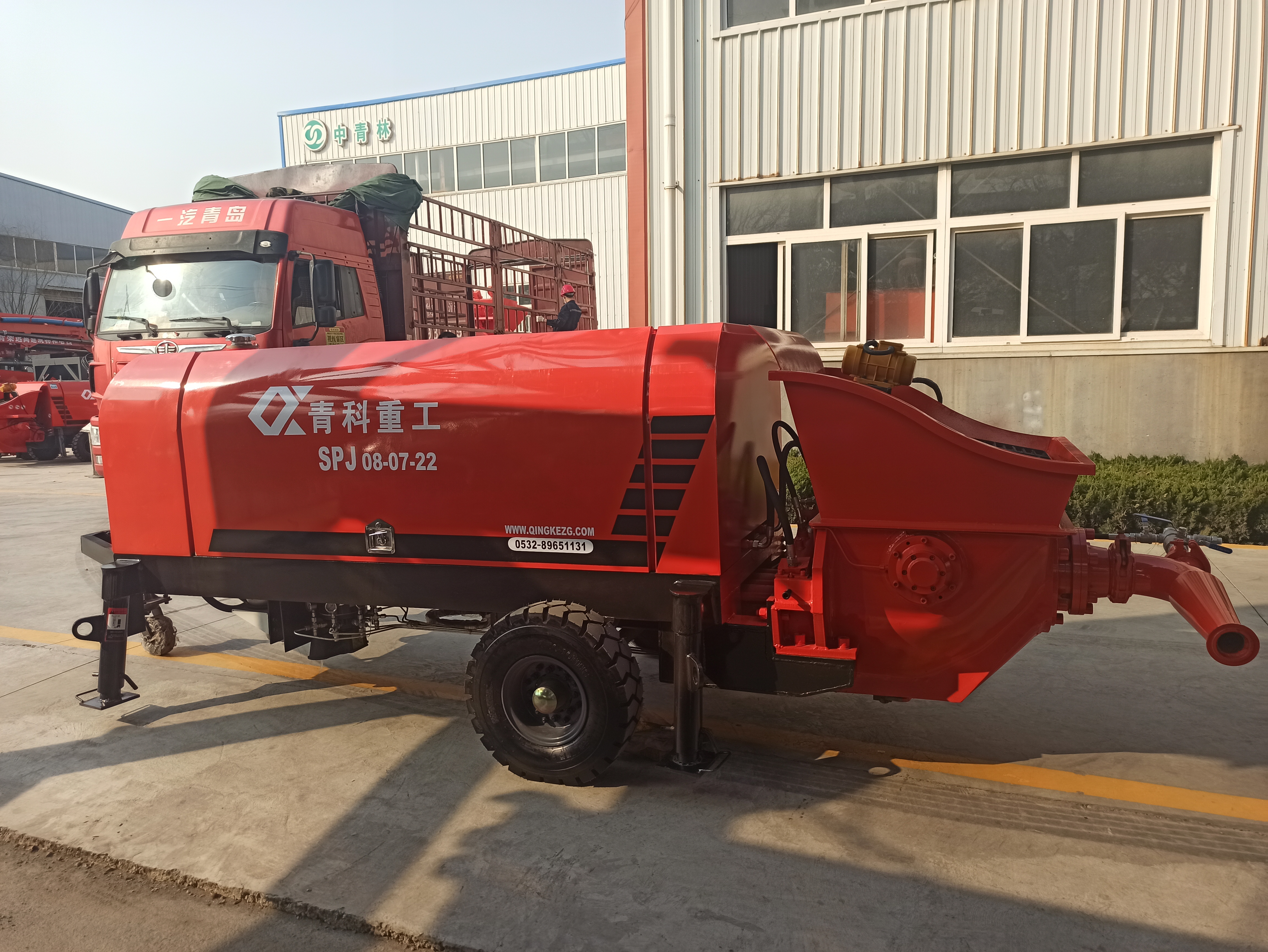 混凝土泵 青科重工 湿喷机