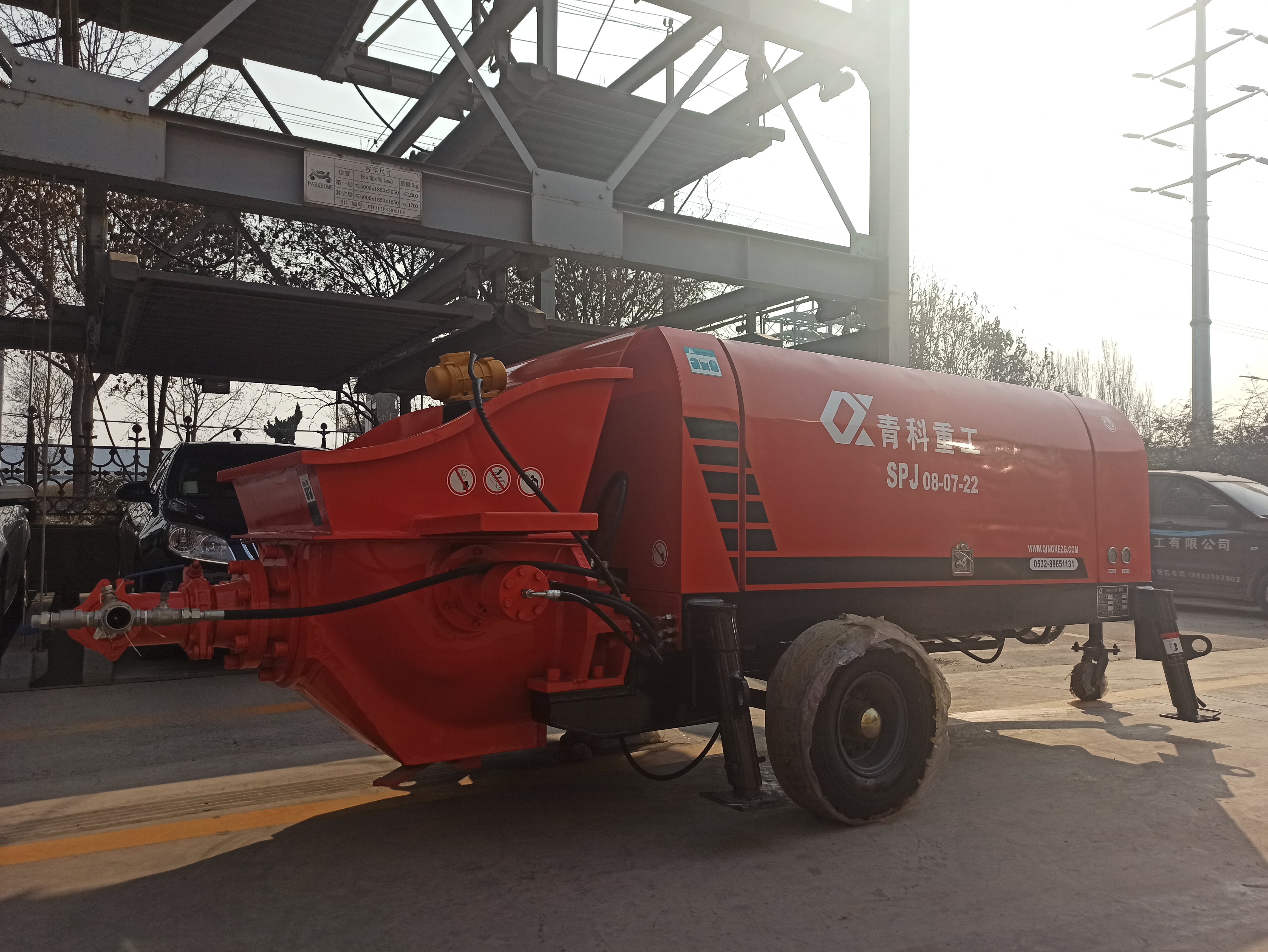 混凝土泵 青科重工 湿喷机