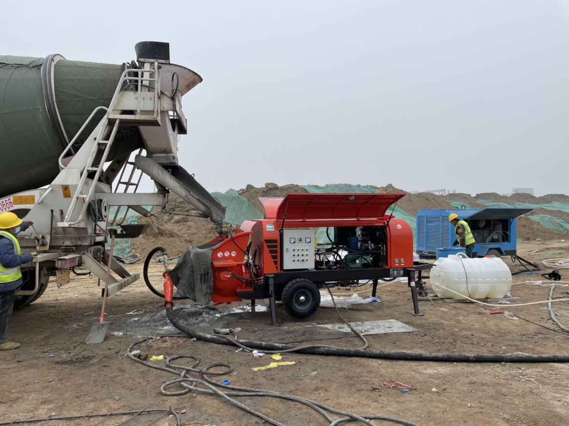 混凝土泵 青科重工 湿喷机