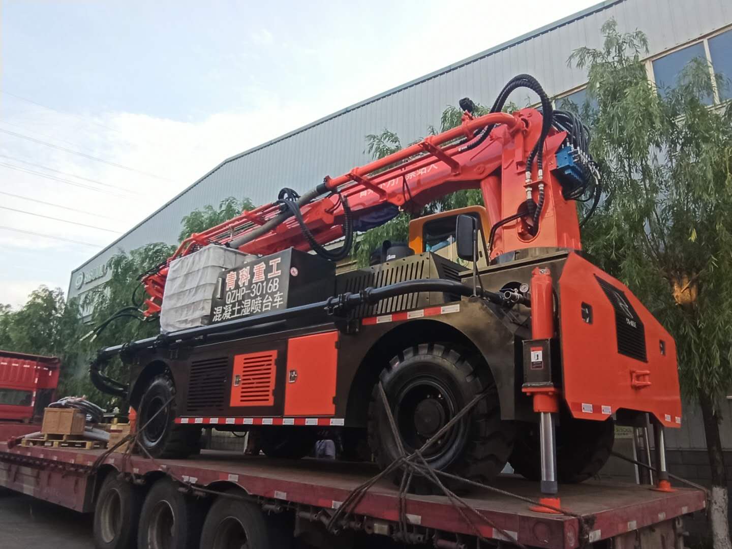 混凝土泵 湿喷台车 青科重工