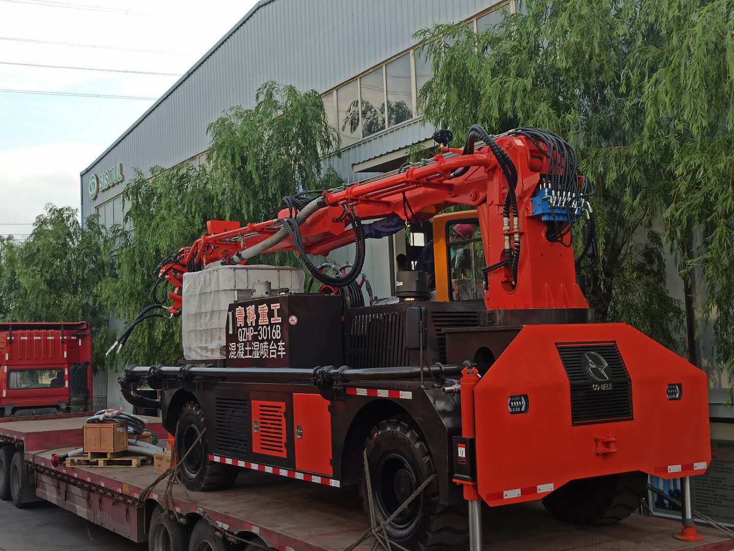 混凝土泵 湿喷台车 青科重工