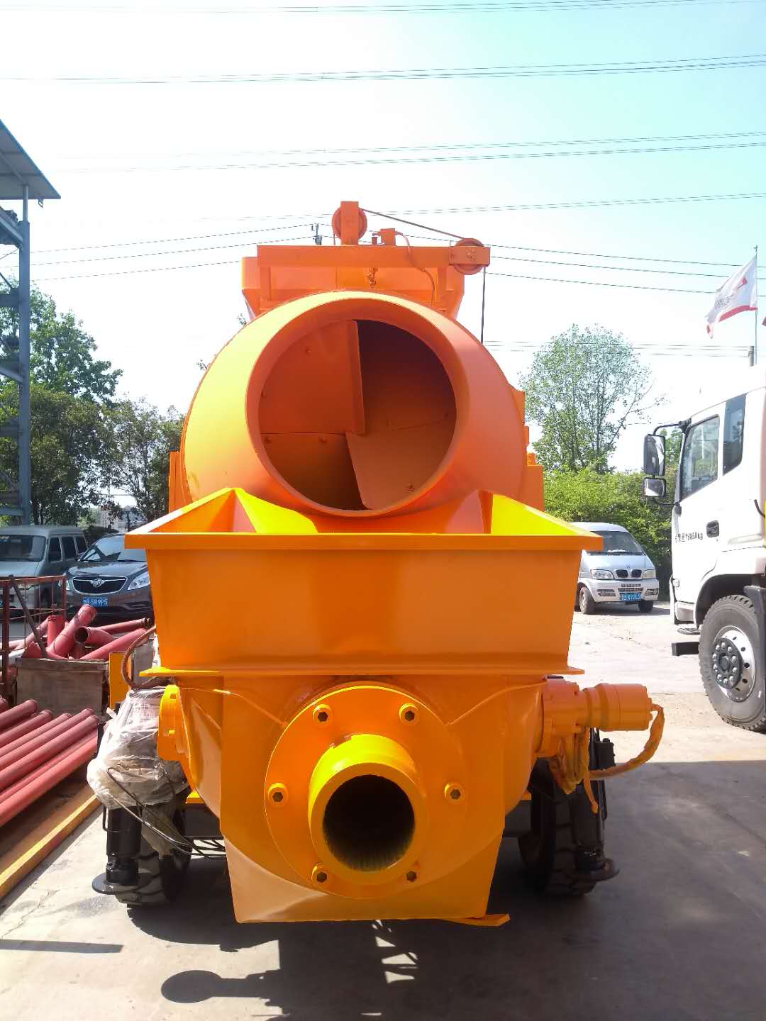 混凝土泵 青科重工 搅拌拖泵