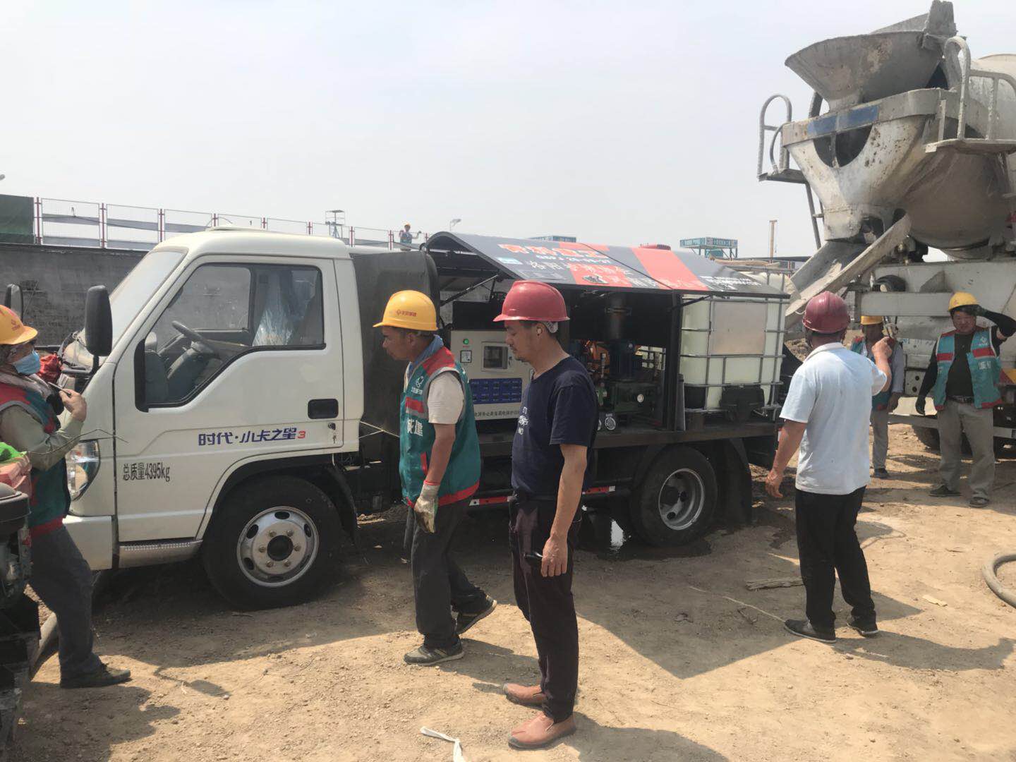 混凝土泵 青科重工 双喷头湿喷机