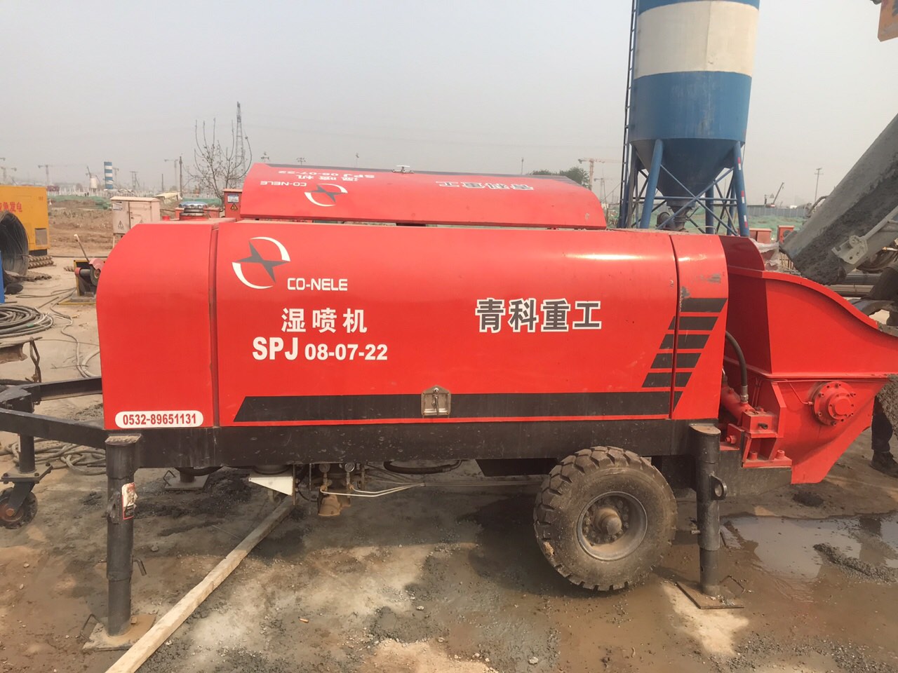 混凝土泵 青科重工 湿喷机