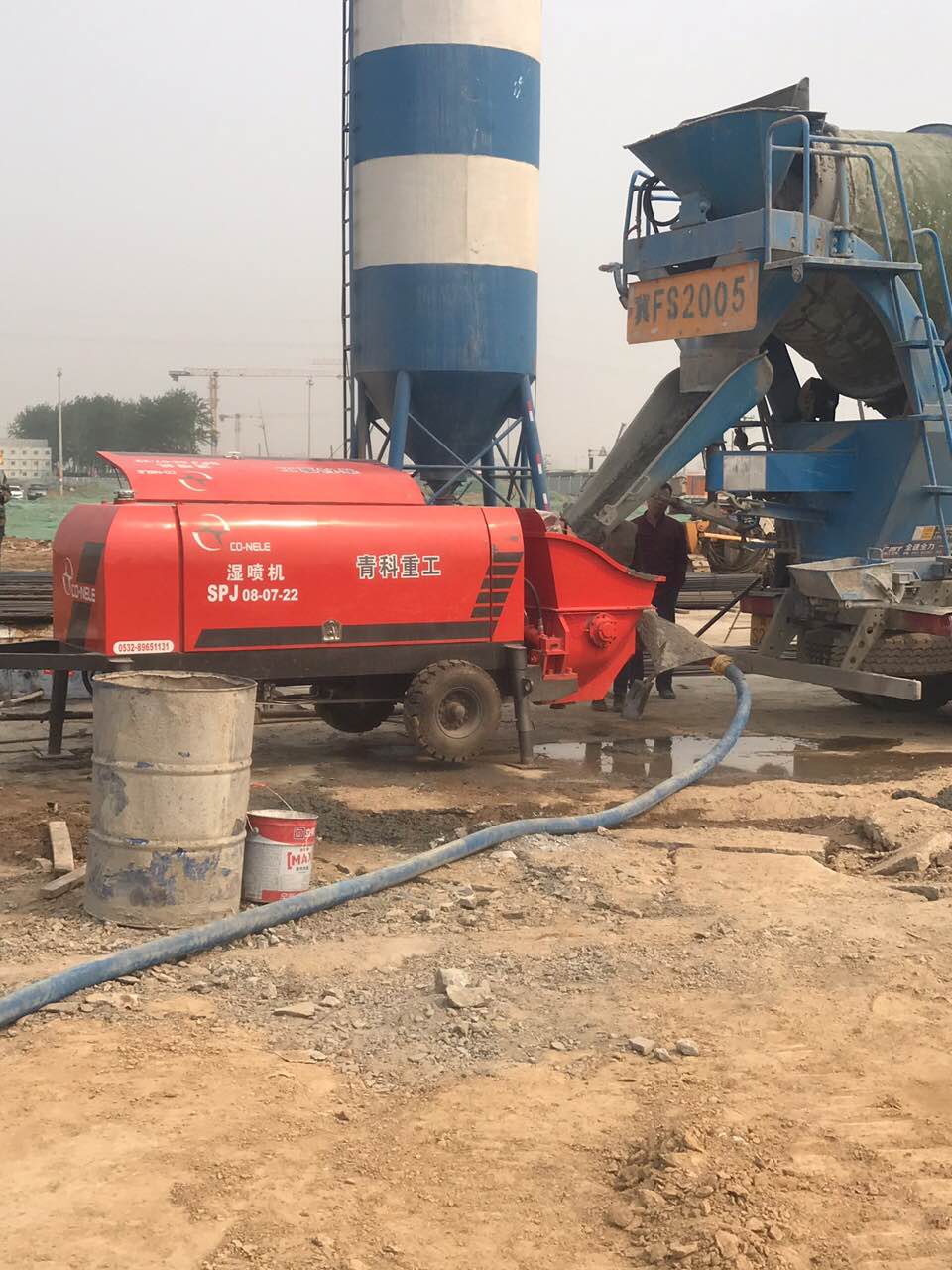 混凝土泵 青科重工 湿喷机