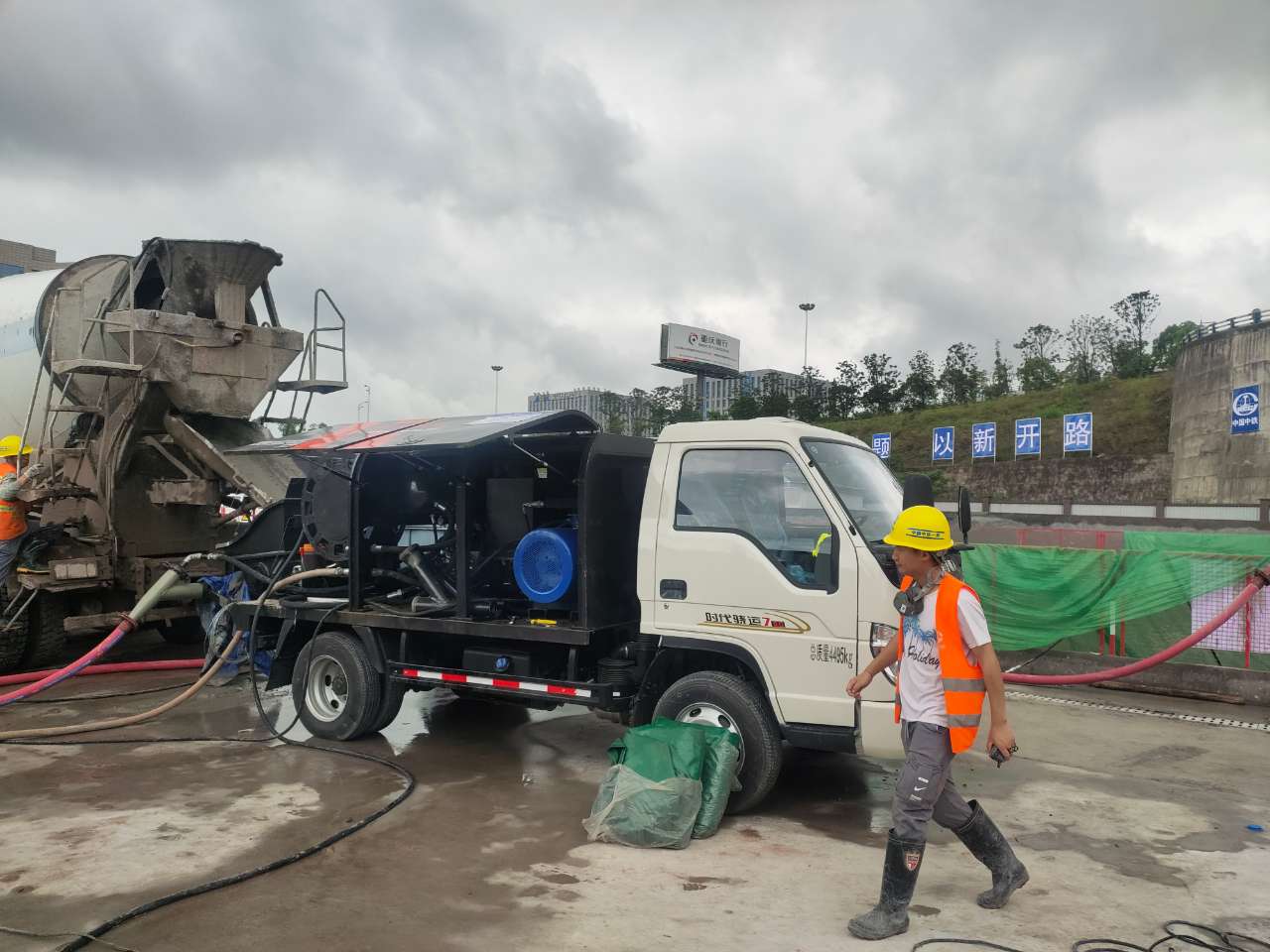 混凝土泵 青科重工 湿喷机