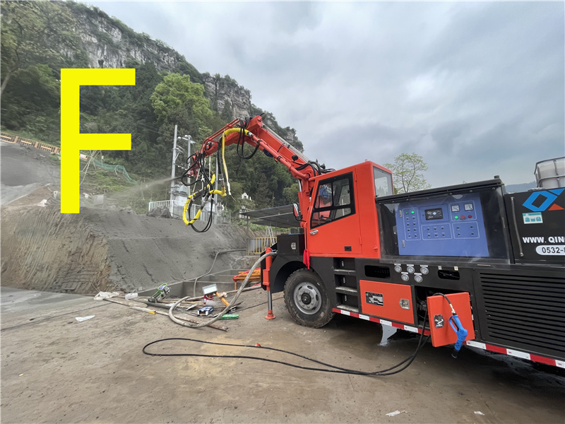 混凝土泵 青科重工 湿喷台车