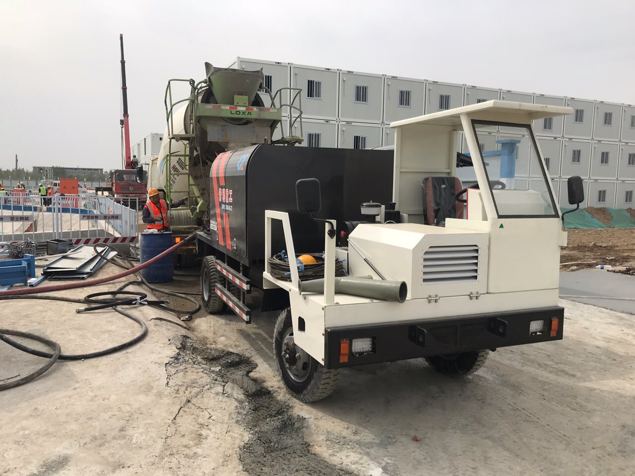 混凝土泵 青科重工 湿喷台车