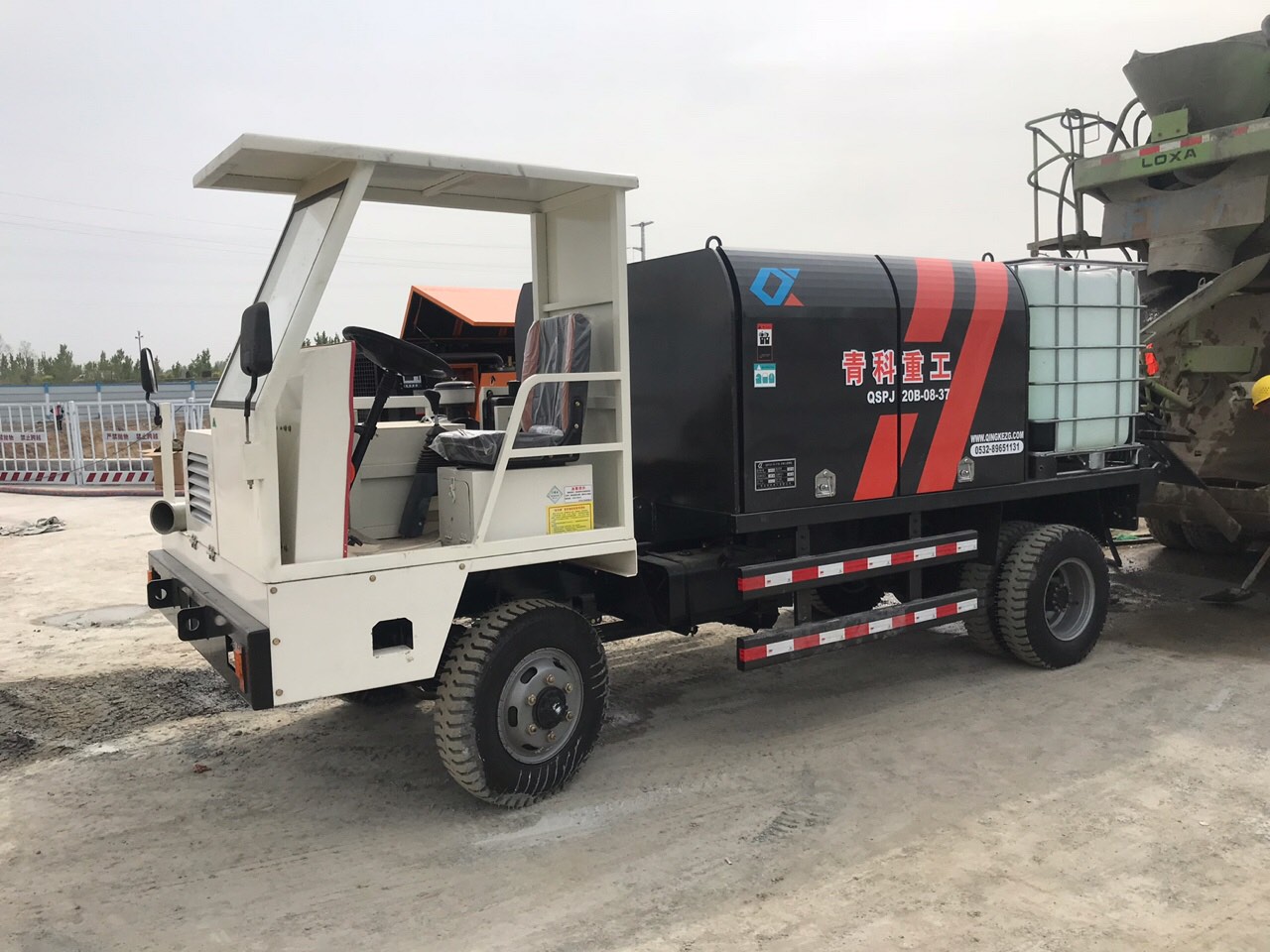 混凝土泵 青科重工 湿喷台车