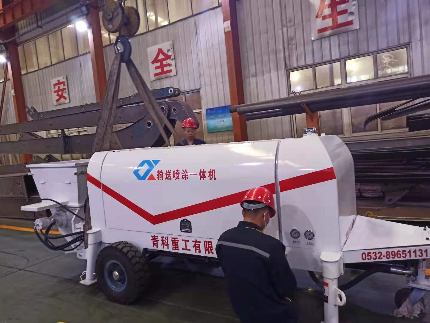 混凝土泵 青科重工 湿喷台车