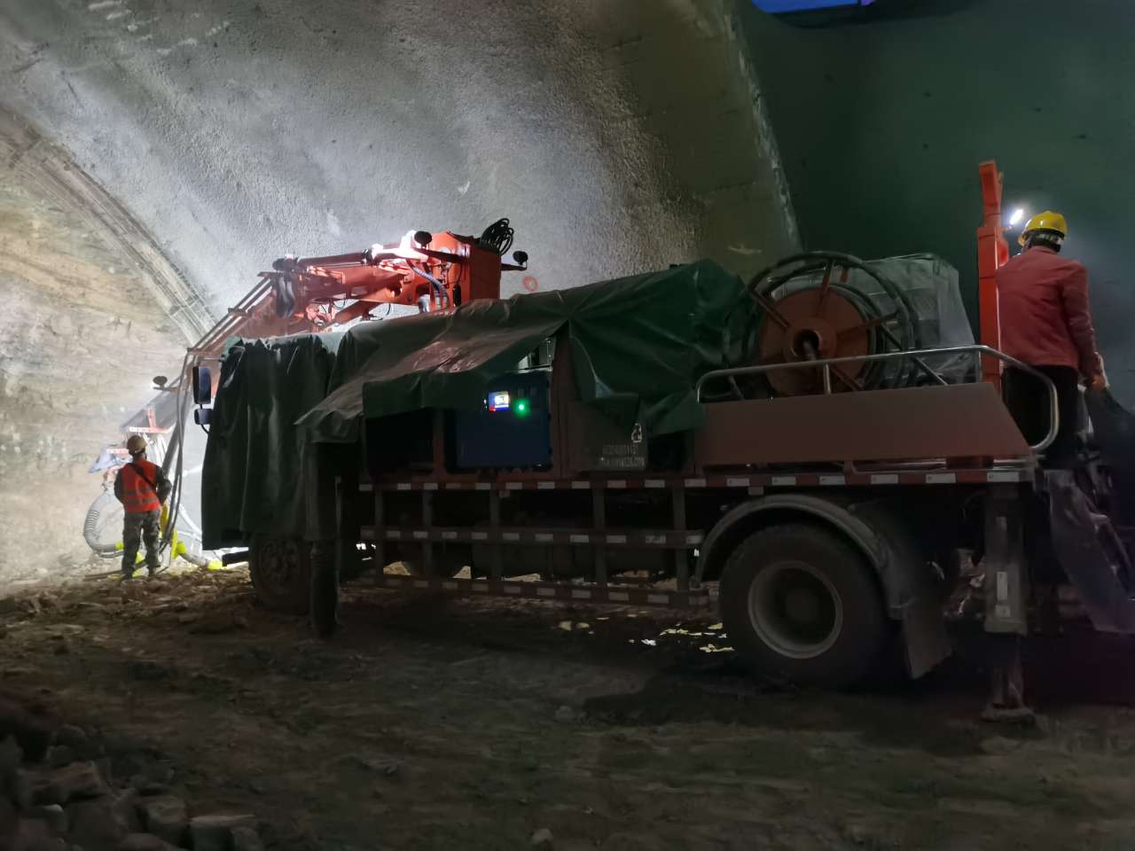 混凝土泵 青科重工 湿喷台车