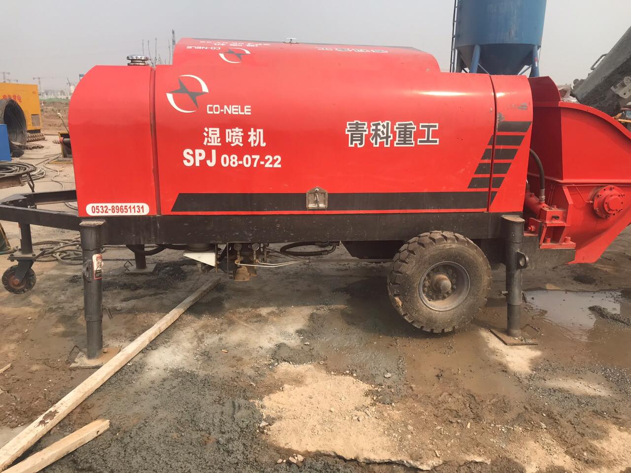 混凝土泵 青科重工 湿喷机