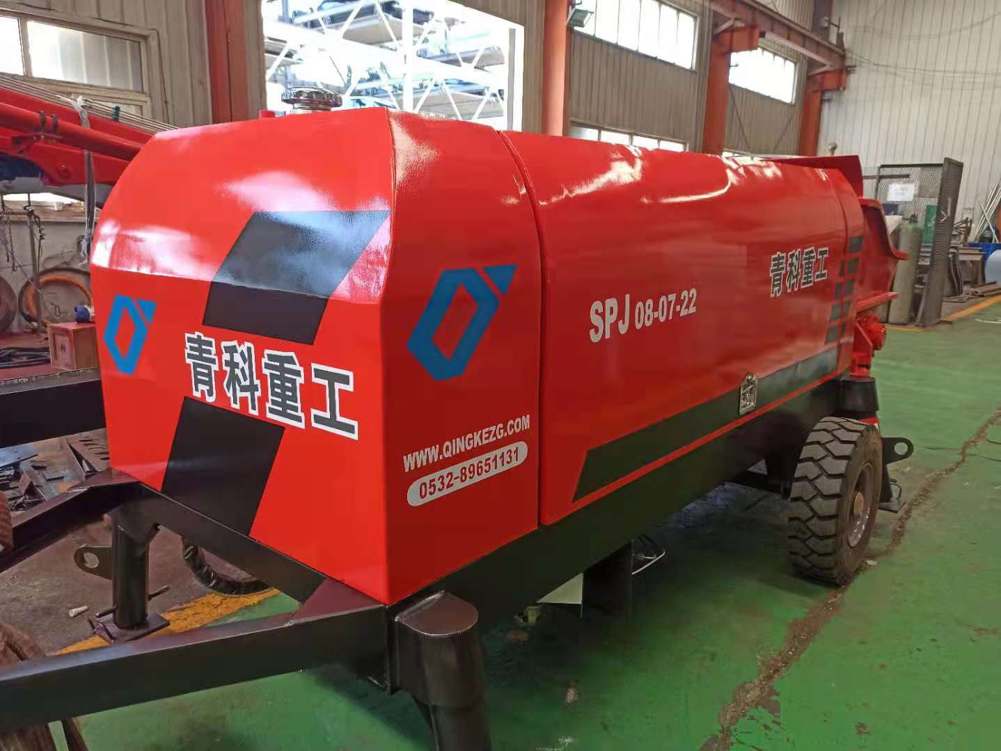 混凝土泵 青科重工 细石泵 混凝土泵 青科重工 细石泵