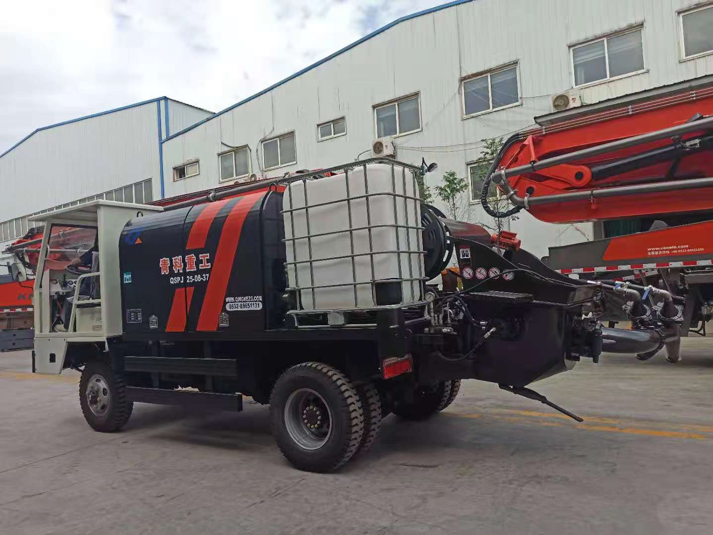 混凝土泵 湿喷台车 青科重工