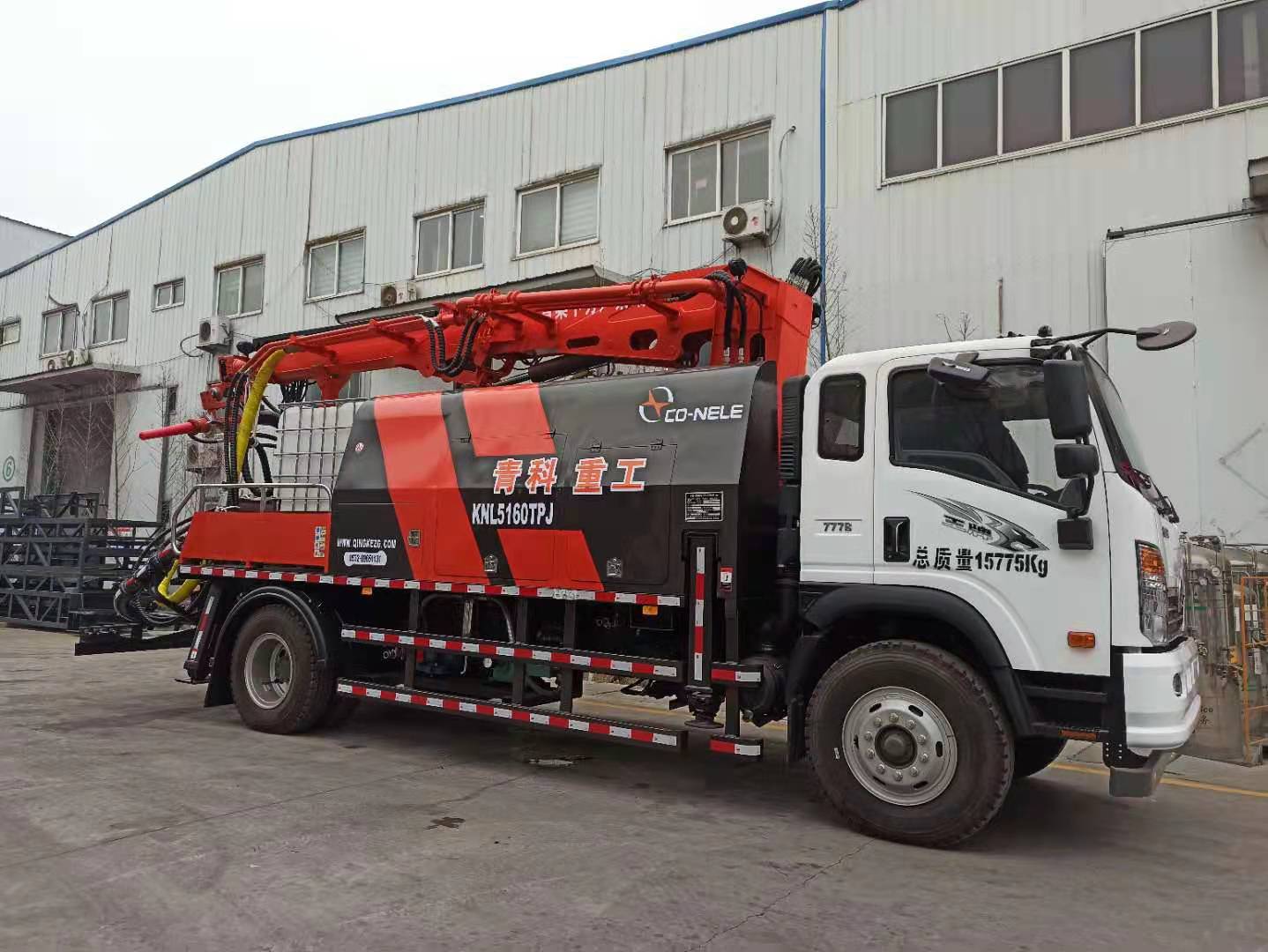 混凝土泵 青科重工 湿喷台车