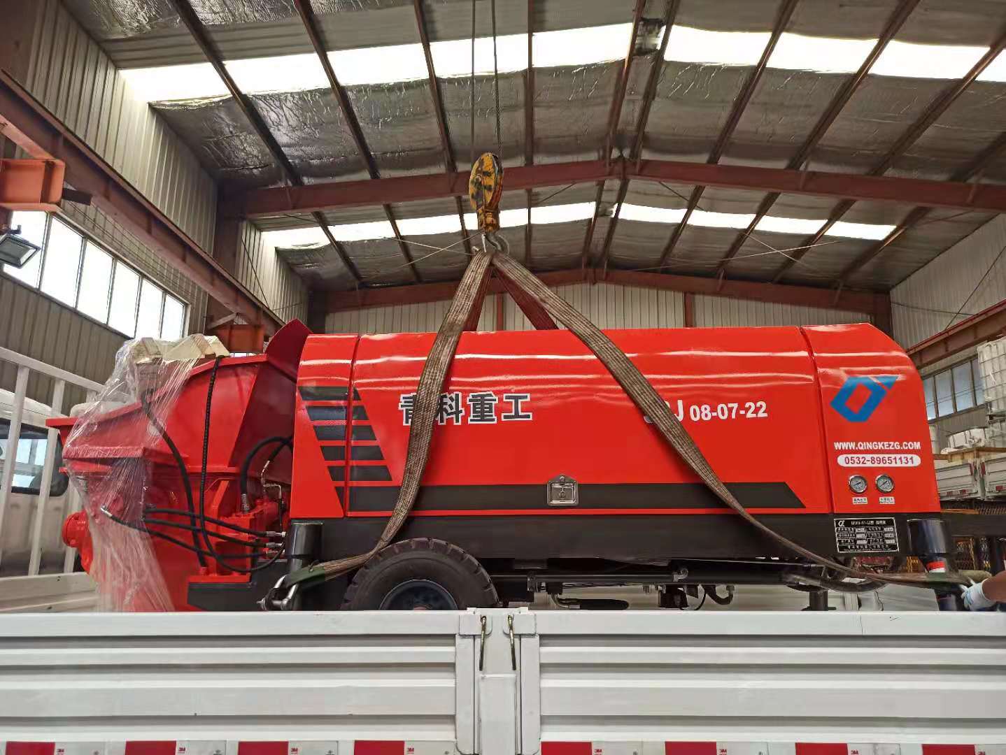 混凝土泵 青科重工 湿喷机 混凝土泵 青科重工 湿喷机